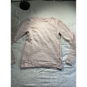 BENEDETTA B Italy Cashmere Wool Blend Sweater Jumper Blush Pink sz M